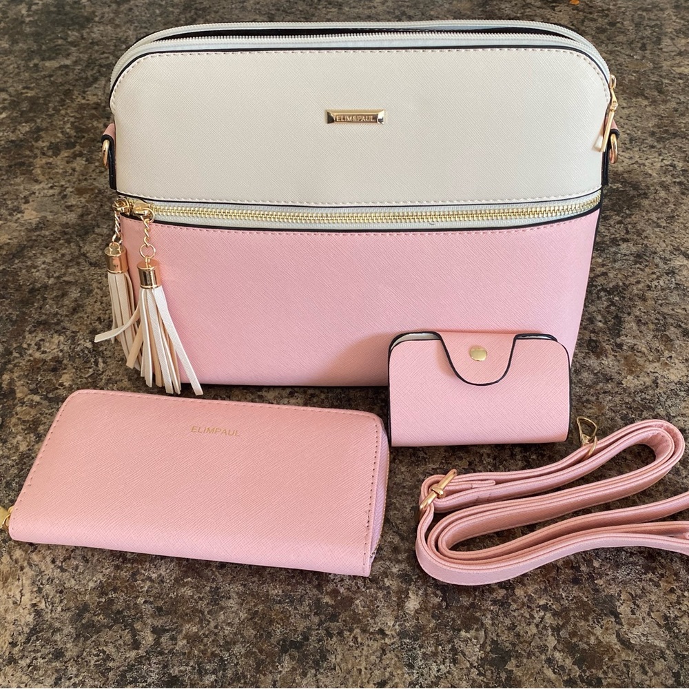 NWOT ELIM&PAUL Purse and Wallet Set